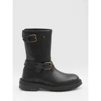 Bocanci Black Smooth Leather Boot Barbati