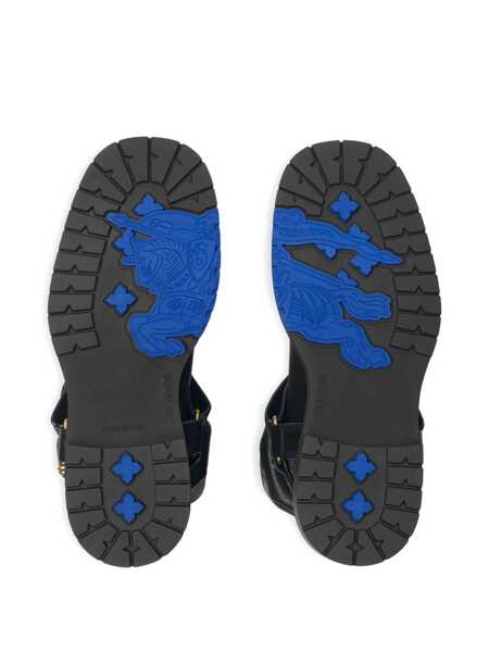 Bocanci Burberry Saddle Boots Black Femei (BM 18403092) 4