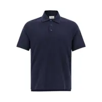 Tricouri Polo Saint Laurent Logo Cotton Polo Shirt Barbati