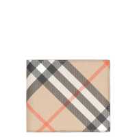Portofele Burberry Check Print Wallet Barbati