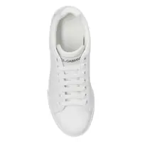 Pantofi sport Dolce & Gabbana Dama - Sneakers Dolce & Gabbana Dolce & Gabbana Leather Sneakers WHITE Femei (BM 18403650) - B-mall.ro