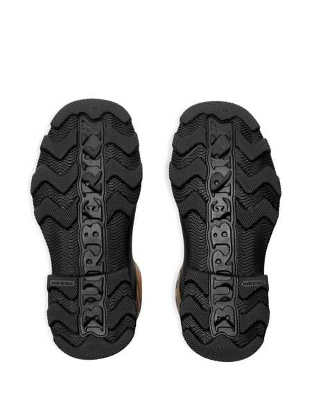 Bocanci Burberry Check Rainboots Black Femei (BM 18403683) 4