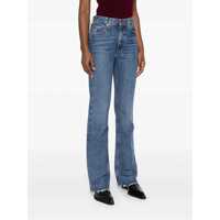 Blugi AGOLDE Dama - Blugi AGOLDE Blue Jeans With Logo Patch On The Rear And Flared Leg In Denim Woman BLUE Femei (BM 18403788) - B-mall.ro