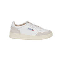Sneakers Autry Medalist Low Suede And White Leather Sneakers Barbati