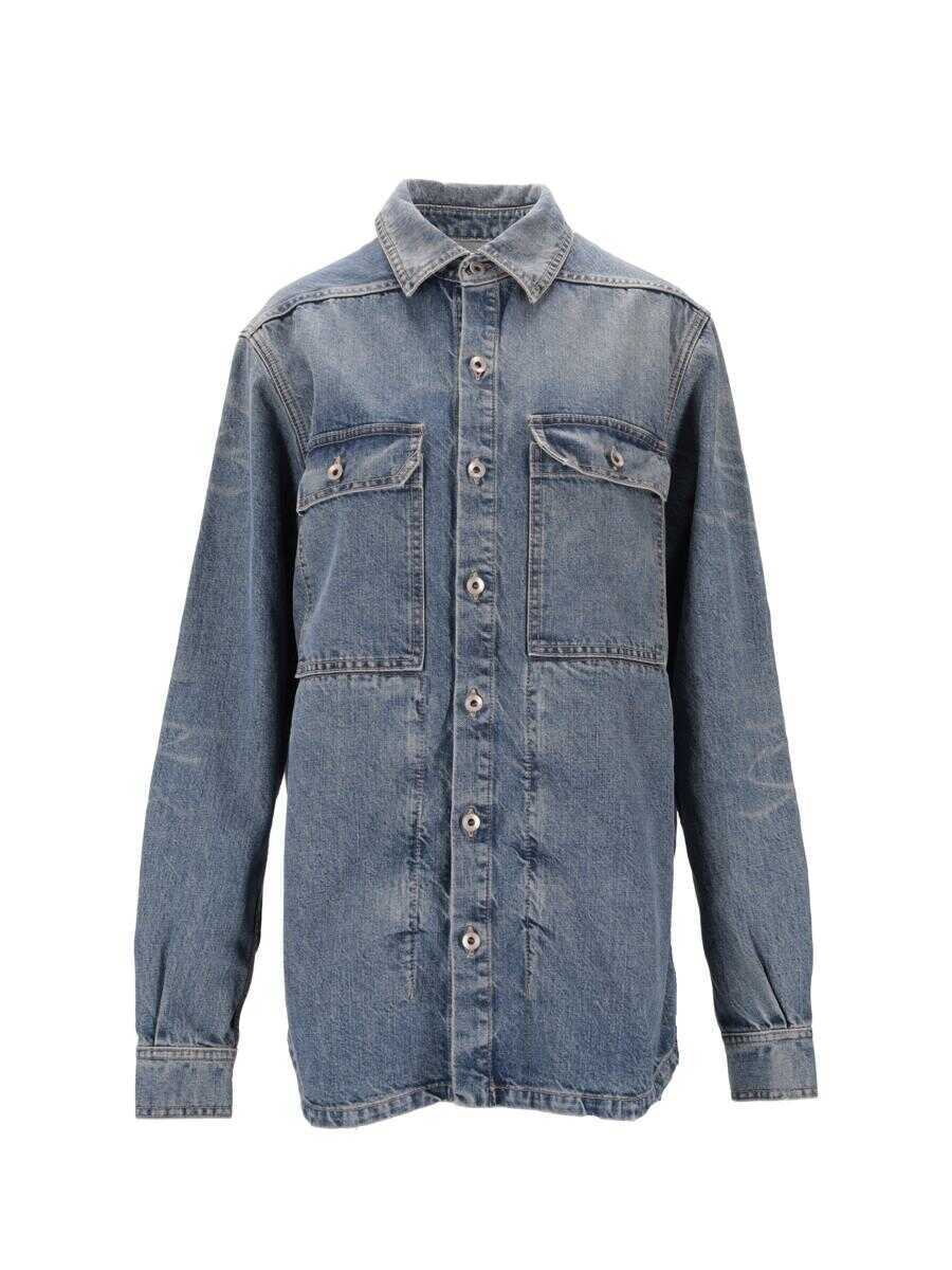 Geci Rick Owens Rick Owens Outershirt Blue Femei (BM 18404352) 1