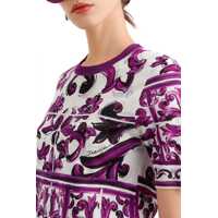 Imbracaminte Dama pagina 627 - Pulovere Dolce & Gabbana Dolce & Gabbana Sweaters MAJOLICA 5L PURPLE Femei (BM 18404685) - B-mall.ro