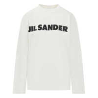 Topuri Jil Sander Logo Cotton T-Shirt Femei