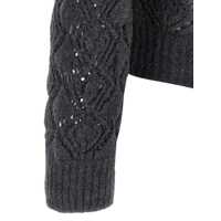 Pulovere Jil Sander pentru Barbati - Cardigane Jil Sander Jil Sander Openwork Wool Cardigan GRAY Barbati (BM 18404937) - B-mall.ro