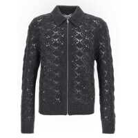 Cardigane Jil Sander Openwork Wool Cardigan Barbati