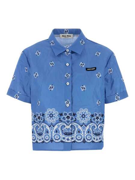 Camasi Miu Miu Miu Miu Shirts PRINTED Femei (BM 18405357) 1