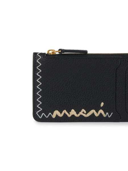 Portofele Marni Marni Wallets Black Femei (BM 18405672) 4