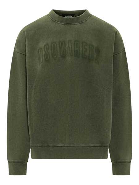 Pulovere DSQUARED2 DSQUARED2 Dsquared2 Sweatshirt GREEN Barbati (BM 18405849) 1