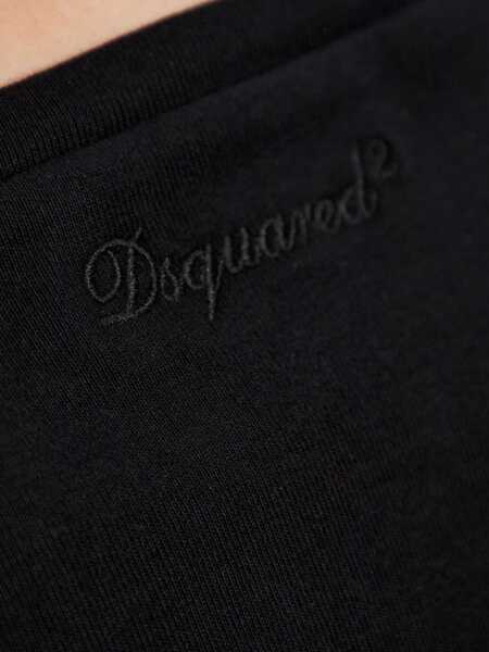 Tricouri DSQUARED2 DSQUARED2 Dsquared2 T-Shirt Black Femei (BM 18405864) 5