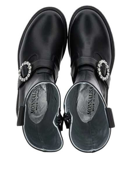 Bocanci Monnalisa HIGH BOOTS Black   Fete (BM 18406371) 4