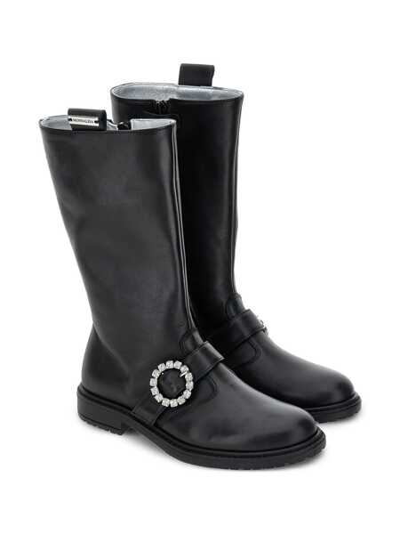 Bocanci Monnalisa HIGH BOOTS Black   Fete (BM 18406371) 1