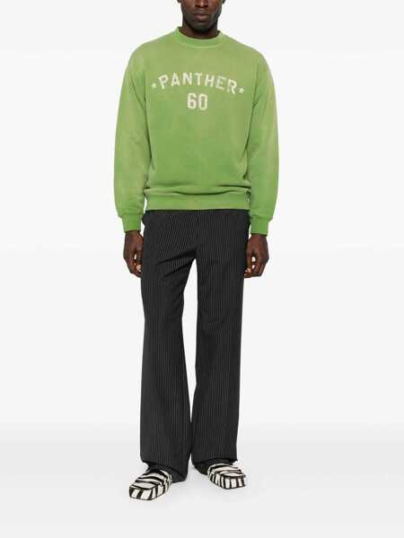 Hanorace Valentino Garavani Cotton crewneck sweatshirt Green Barbati (BM 18406548) 2