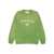 Valentino Garavani Cotton crewneck sweatshirt Green