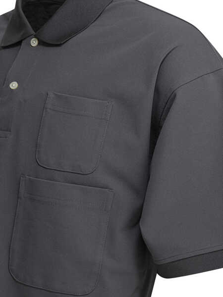 Tricouri Polo Daiwa Pier 39 Polo shirt with two pockets Grey Barbati (BM 18406635) 4