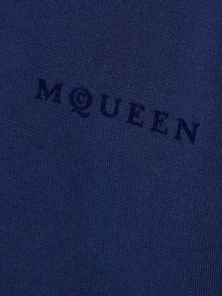 Hanorace Alexander McQueen HOODED SWEATSHIRT Blue Barbati (BM 18406671) 5