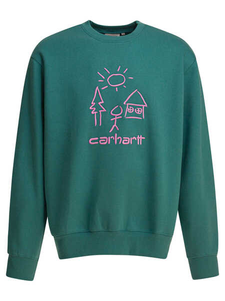 Hanorace Carhartt Masterpiece sweatshirt Green Barbati (BM 18406719) 1