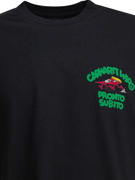 Tricouri Carhartt Pronto S/S T-shirt Black Barbati (BM 18406722) 3