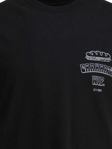 Tricouri Carhartt Sandwich S/S T-shirt Black Barbati (BM 18406737) 3