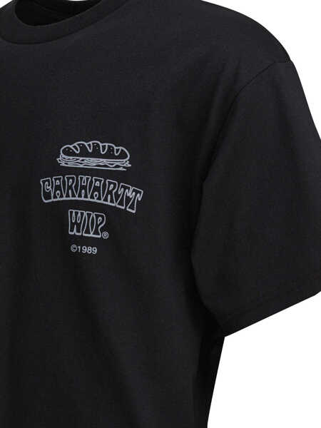 Tricouri Carhartt Sandwich S/S T-shirt Black Barbati (BM 18406737) 4