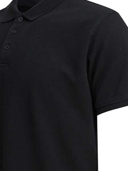 Tricouri Polo Altum Classic cotton polo shirt Black Barbati (BM 18406776) 3