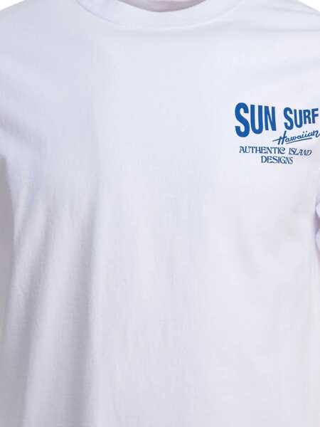 Tricouri Sun Surf Hata Dry Goods Store T-shirt White Barbati (BM 18406797) 3