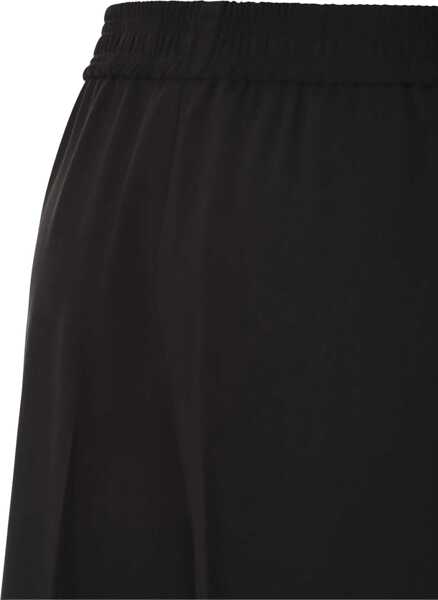 Pantaloni casual Fabiana Filippi Wide Pants BLACK Femei (BM 18406879) 4