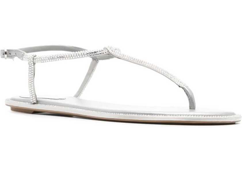 Balerini Rene Caovilla Sandal Diana SILVER Femei (BM 18406891) 2