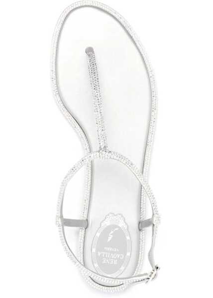 Balerini Rene Caovilla Sandal Diana SILVER Femei (BM 18406891) 4