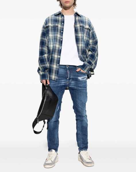 Blugi drepti DSQUARED2 Skater Jeans BLUE Barbati (BM 18406915) 2