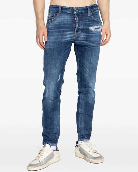 Blugi drepti DSQUARED2 Skater Jeans BLUE Barbati (BM 18406915) 3