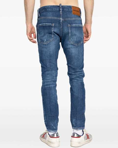 Blugi drepti DSQUARED2 Skater Jeans BLUE Barbati (BM 18406915) 4