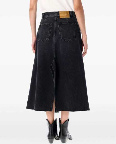 Fuste casual HAIKURE Stacy Midi Skirt BLACK Femei (BM 18406933) 2