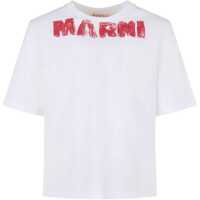 Tricouri Cotton T-Shirt With Maxi Print Barbati