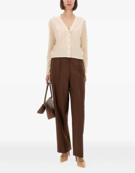 Cardigane Fabiana Filippi Cashmere And Silk Cardigan BEIGE Femei (BM 18406960) 2