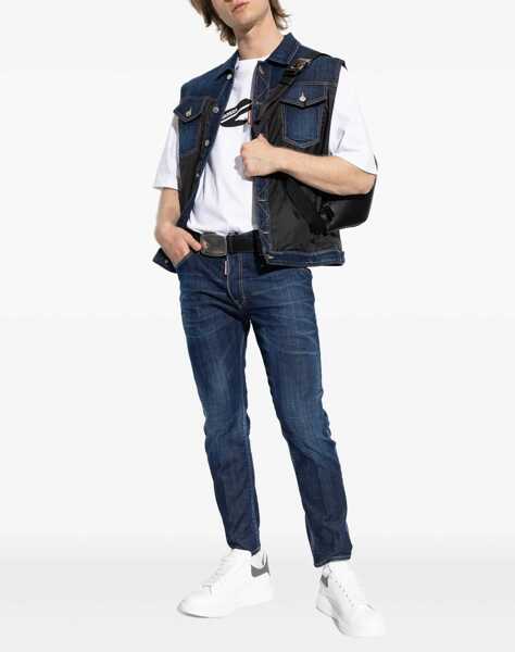 Blugi drepti DSQUARED2 Skater Jeans BLUE Barbati (BM 18406966) 2