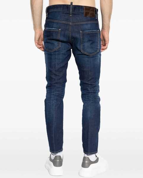 Blugi drepti DSQUARED2 Skater Jeans BLUE Barbati (BM 18406966) 4
