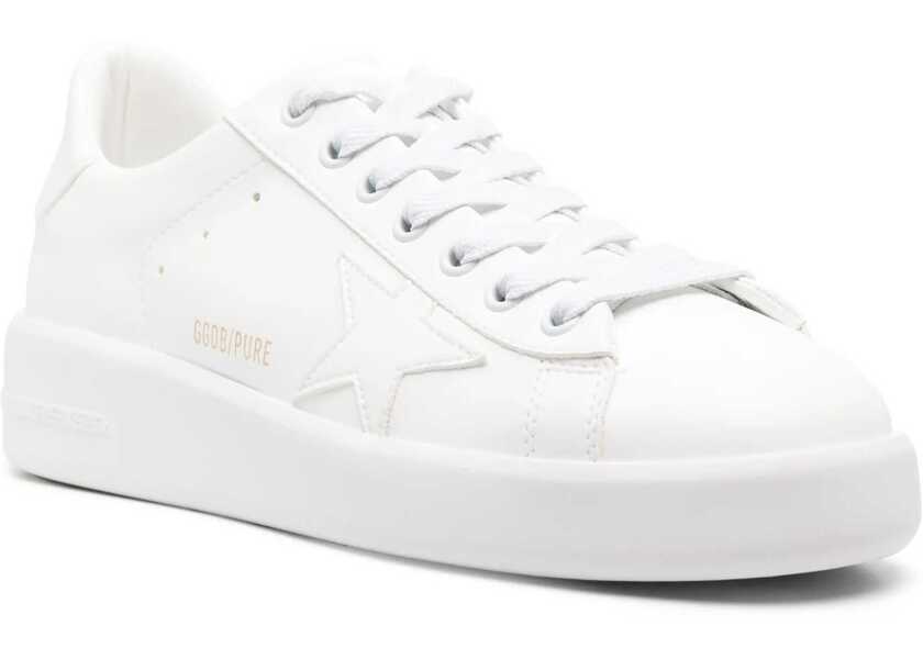 Sneakers Golden Goose Purestar Sneaker With Logo WHITE Femei (BM 18406975) 2
