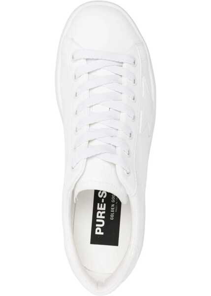 Sneakers Golden Goose Purestar Sneaker With Logo WHITE Femei (BM 18406975) 4