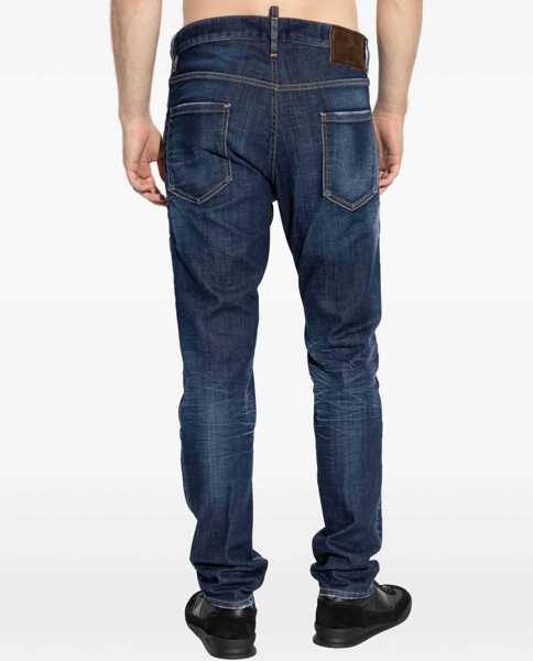 Blugi drepti DSQUARED2 Cool Guy Jeans BLUE Barbati (BM 18406981) 4