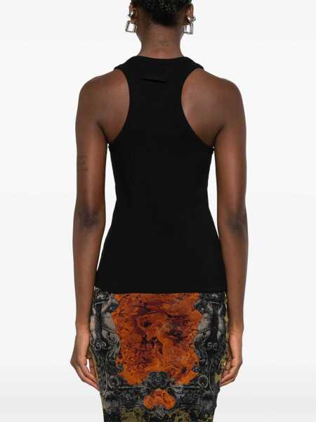 Bluze Jean Paul Gaultier Tank Top With Piercing BLACK Femei (BM 18406996) 4
