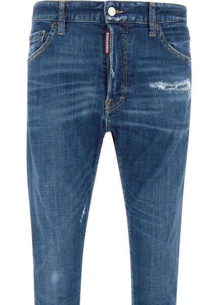 Blugi drepti DSQUARED2 Cool Guy Jeans BLUE Barbati (BM 18406999) 4