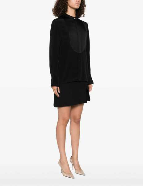 Bluze Victoria Beckham Silk Shirt BLACK Femei (BM 18407035) 3