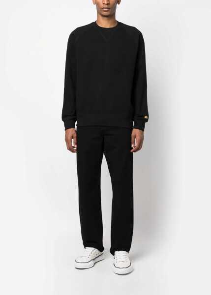 Blugi drepti Carhartt Single Knee Pants BLACK Barbati (BM 18407059) 2