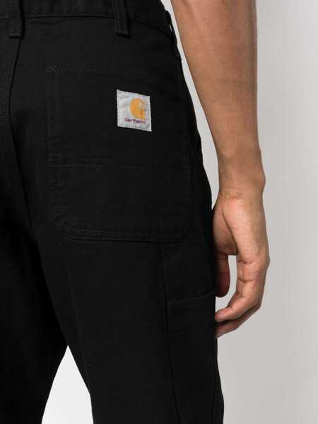 Blugi drepti Carhartt Single Knee Pants BLACK Barbati (BM 18407059) 5