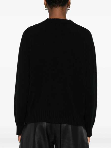 Pulovere Fabiana Filippi Wool, Silk And Cashmere Sweater BLACK Femei (BM 18407065) 4