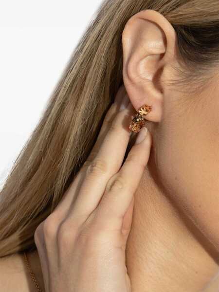 Cercei Versace Logo Hoop Earrings GOLD Femei (BM 18407074) 2